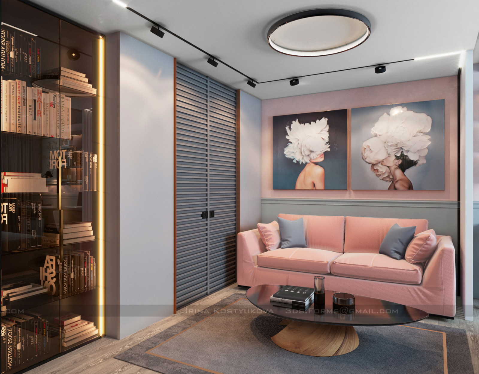 Современный стиль двухкомнатной квартиры в Боровлянах