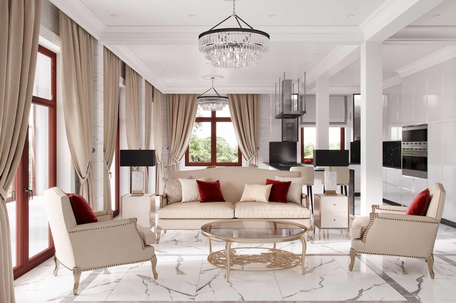 Обложка проекта: Дом под Санкт-Петербургом 500 м.кв