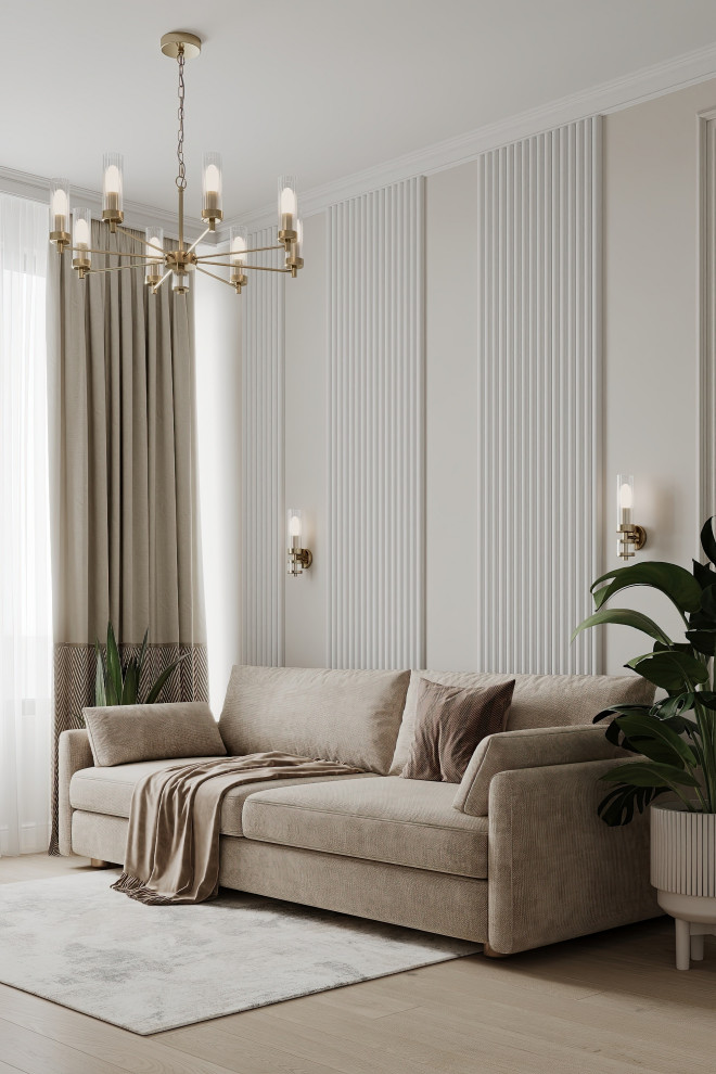 Дизайн и ремонт квартиры в ЖК Сердце Столицы - Поэзия неоклассики