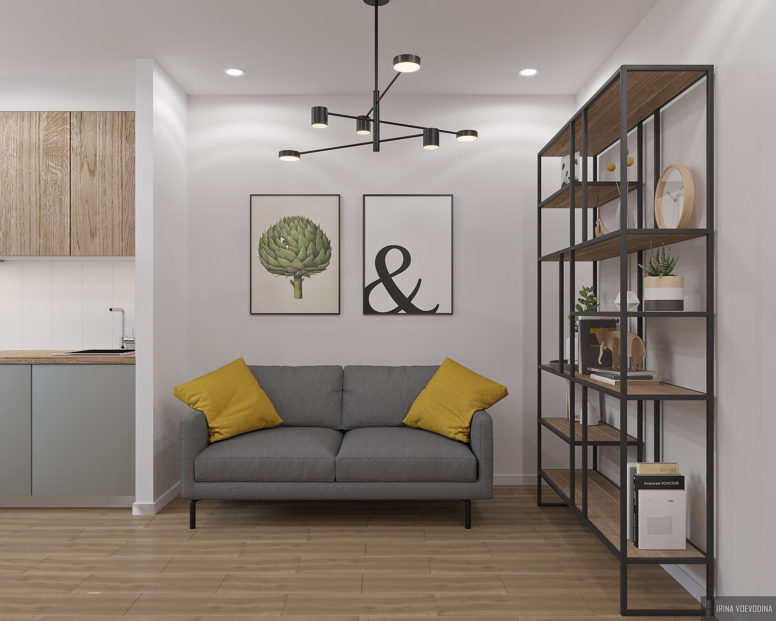 Однокомнатная квартира для молодой девушки