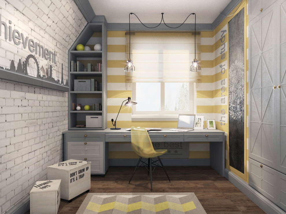 дестские комнаты в мансардных помещениях