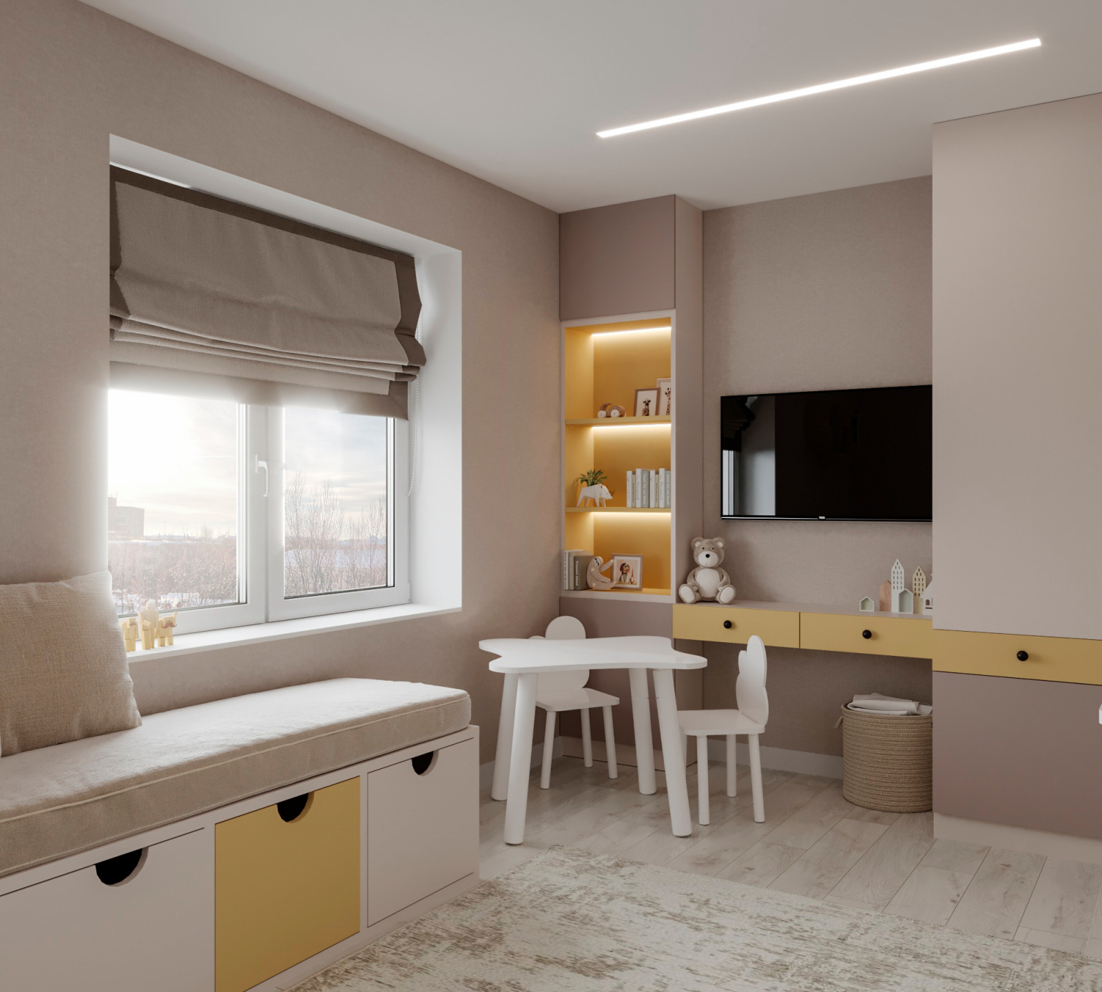 Четырехкомнатная квартира в Мегаполисе