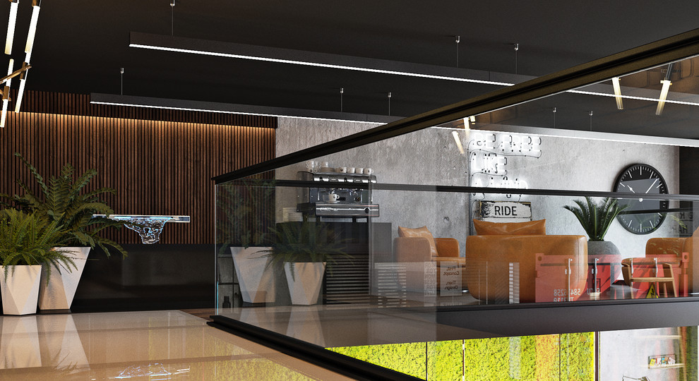 Лофтовый open space в офисном пространстве