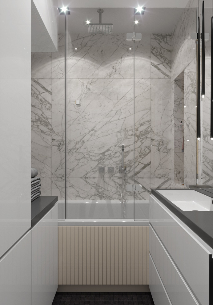 Дом Мегалит на Неве. Игра полос.