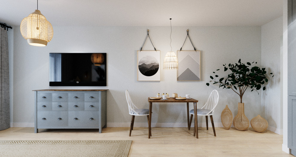 ДИЗАЙН ПРОЕКТ КВАРТИРЫ ЗАЛ-СТУДИИ г.Томск