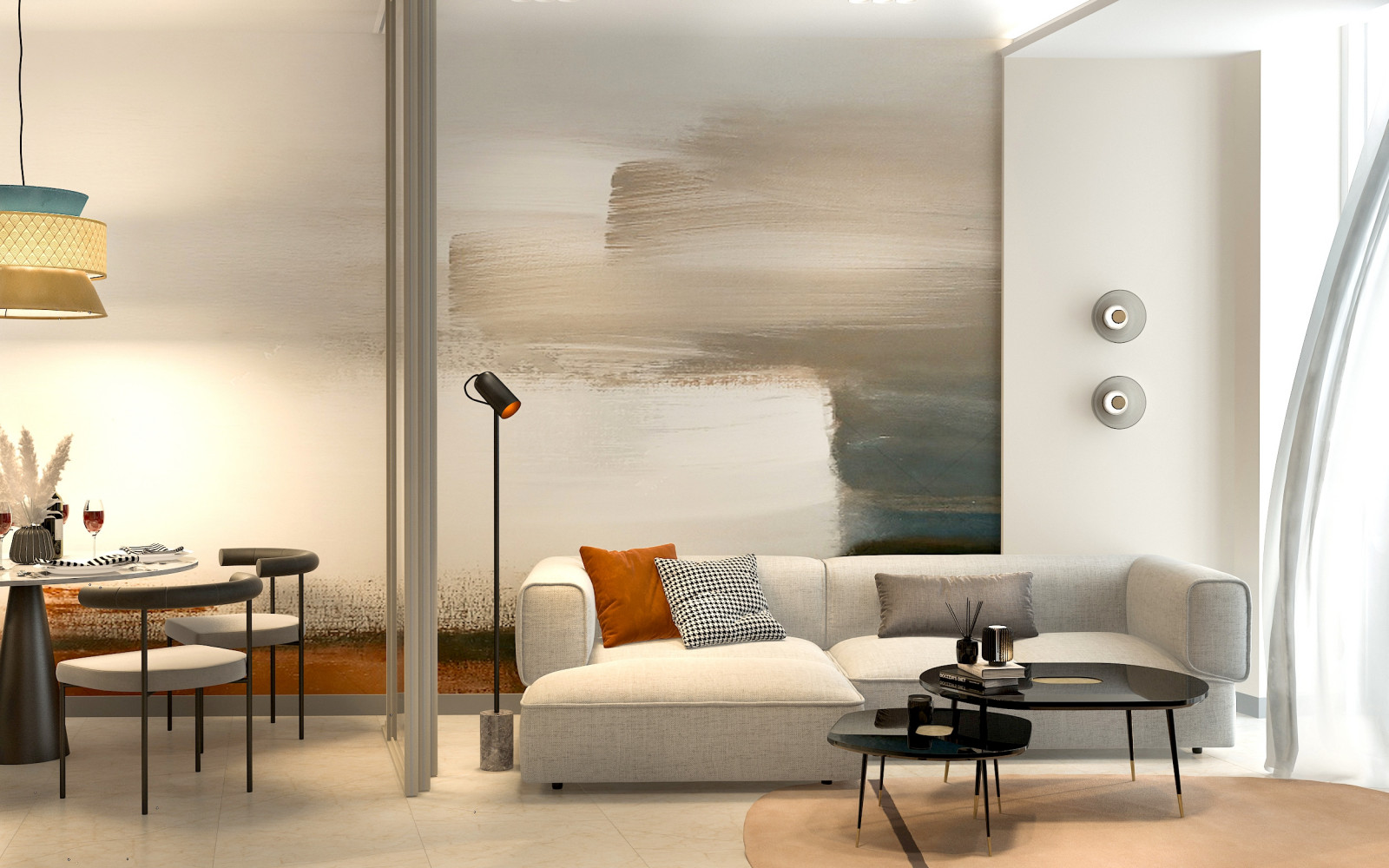 Дизайн интерьера апартаментов в Крму