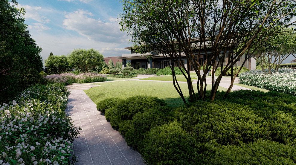 В стиле Райта. Модернизм. КП Монтевиль. 2020 г.