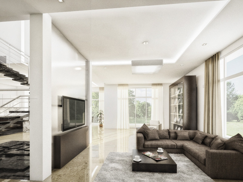 Интерьер дома в поселке Летова Роща