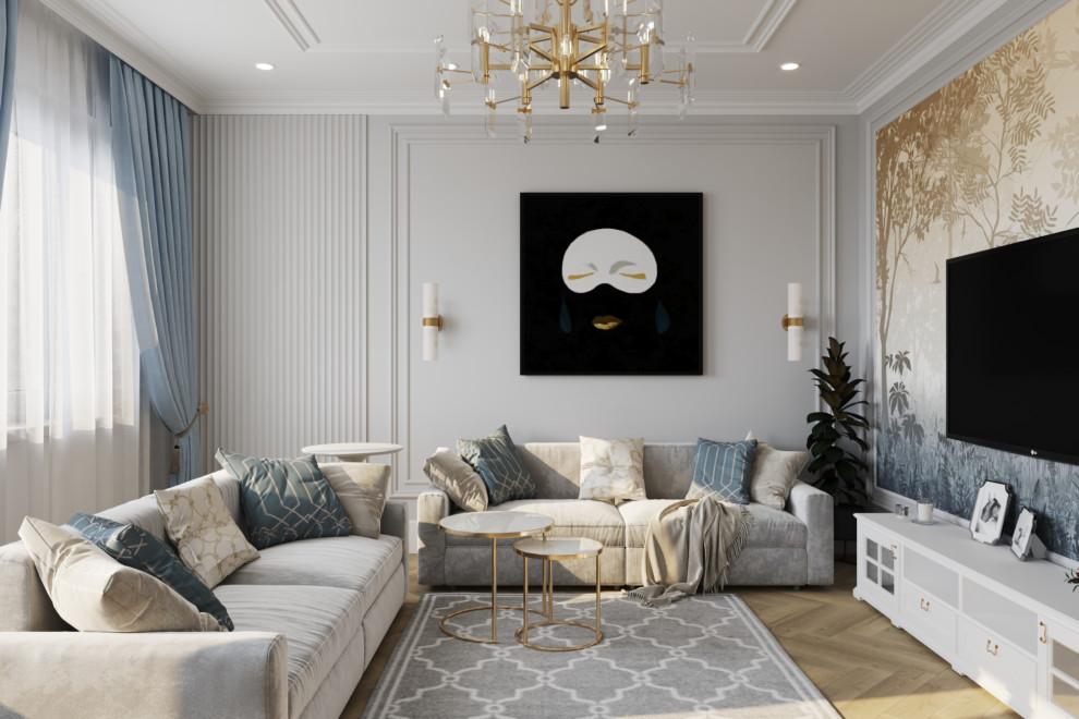 Необычная классика в частном доме