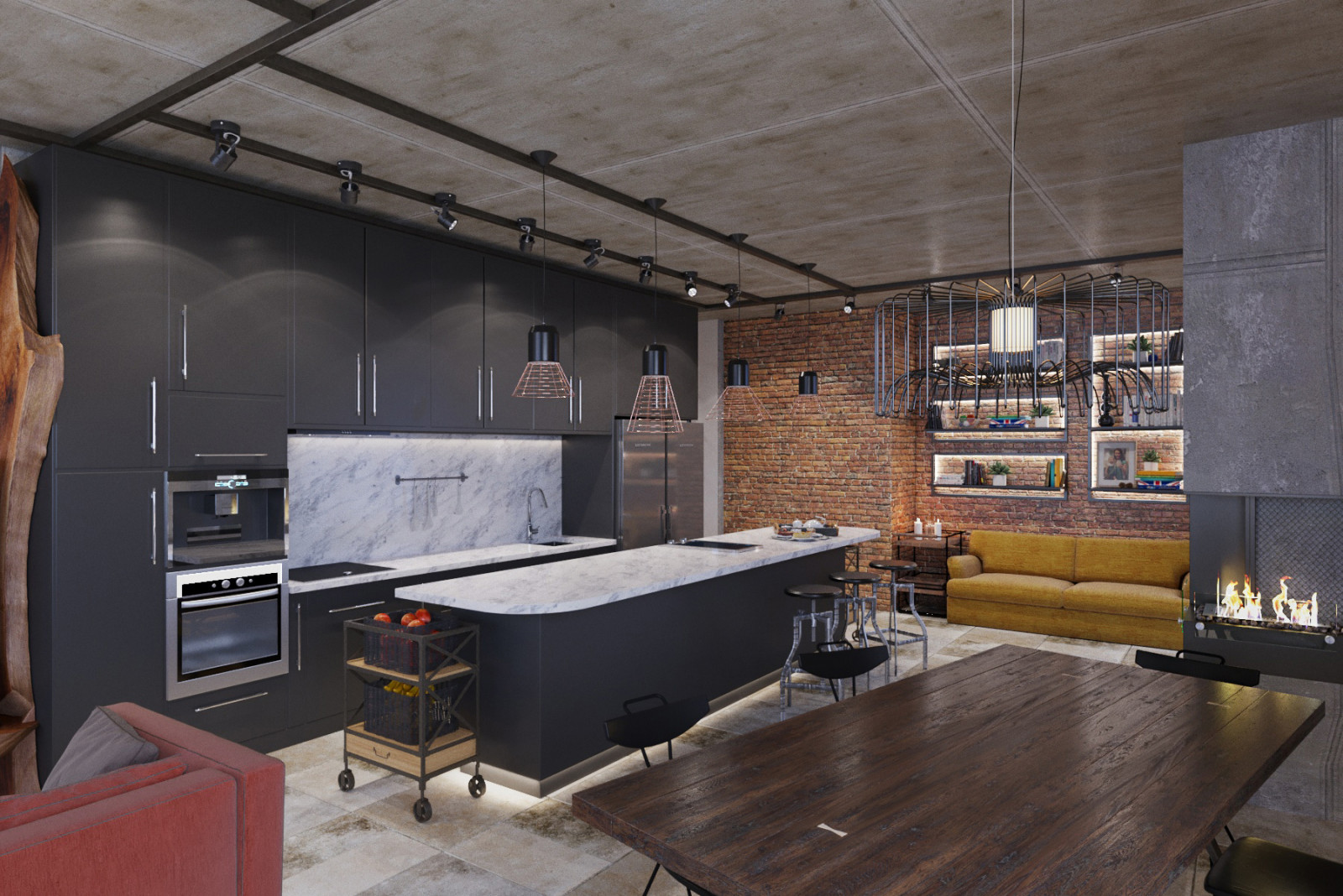 Лофт квартира на Комсомольской