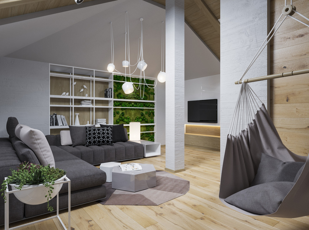 Интерьер мансарды на ул. Римской в г. Хабаровске