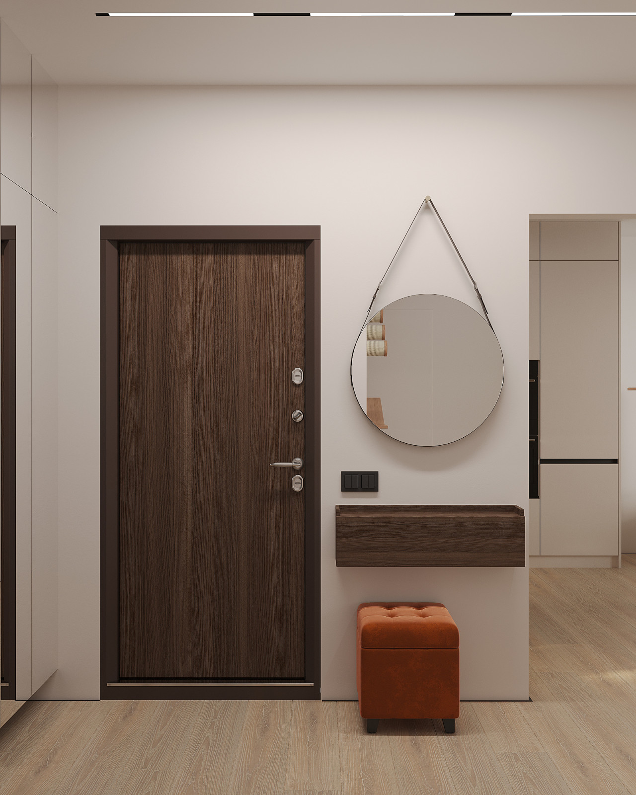 Двухкомнатная квартира для молодой девушки