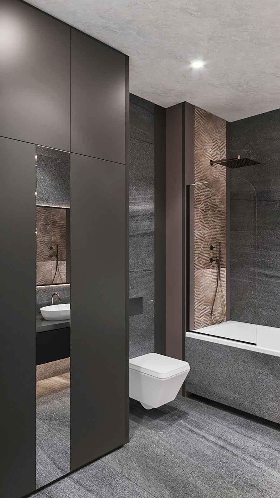 Обложка проекта: Дизайн спальни и сан узлов