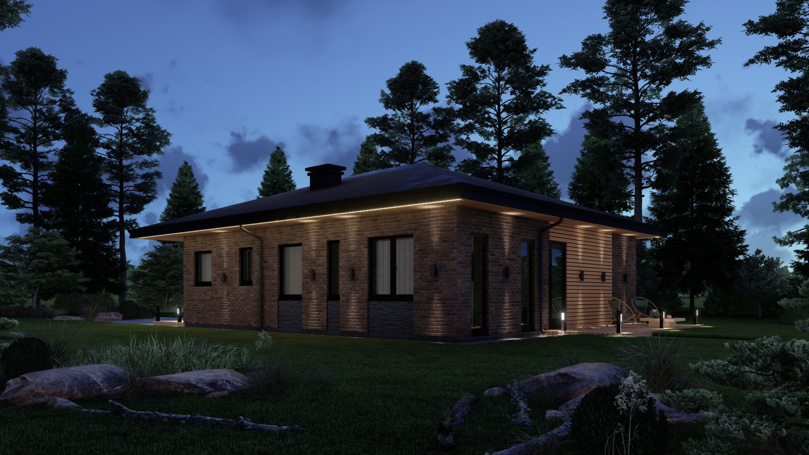 Проект типового дома. Тип-М1