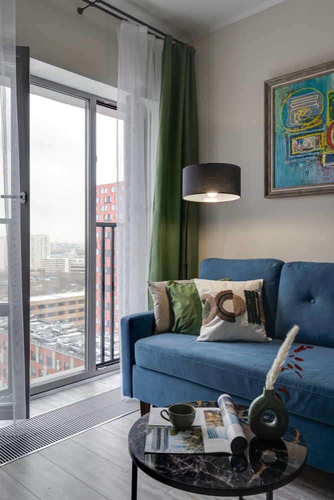 Хоумстейджинг квартиры в Москве для посуточной аренды