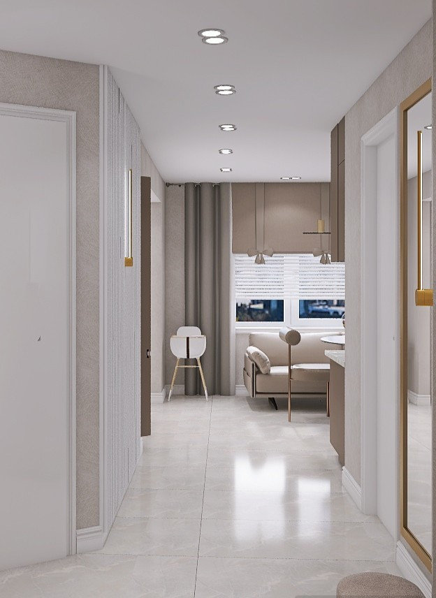 Авторский дизайн-проект квартиры "Ветер-перемен Эмили"