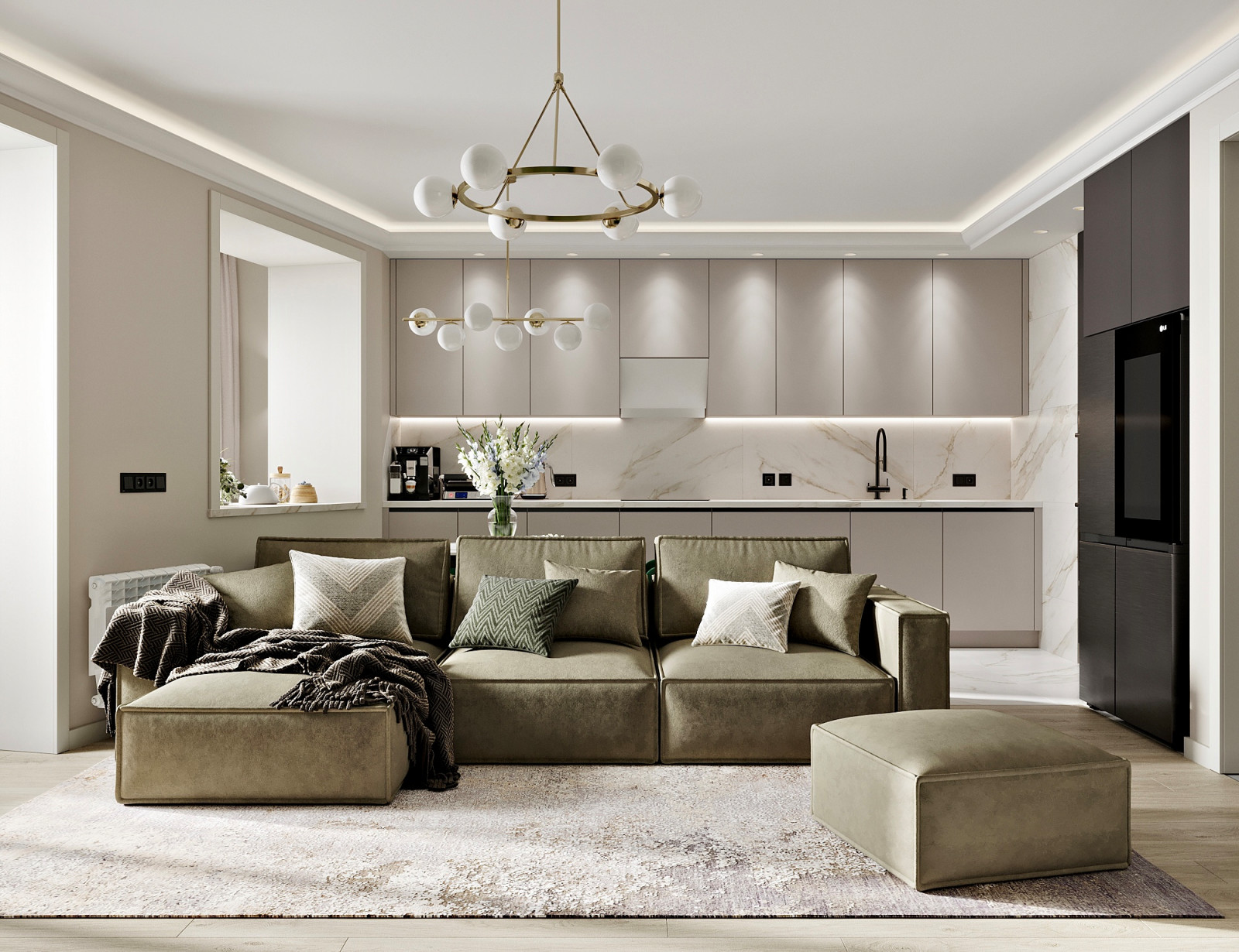 Четырехкомнатная квартира, г. Реутов