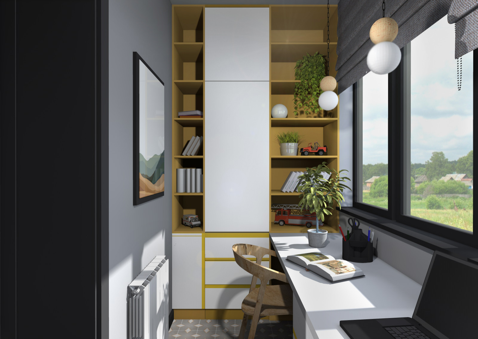 Солнечная детская для двух мальчишек