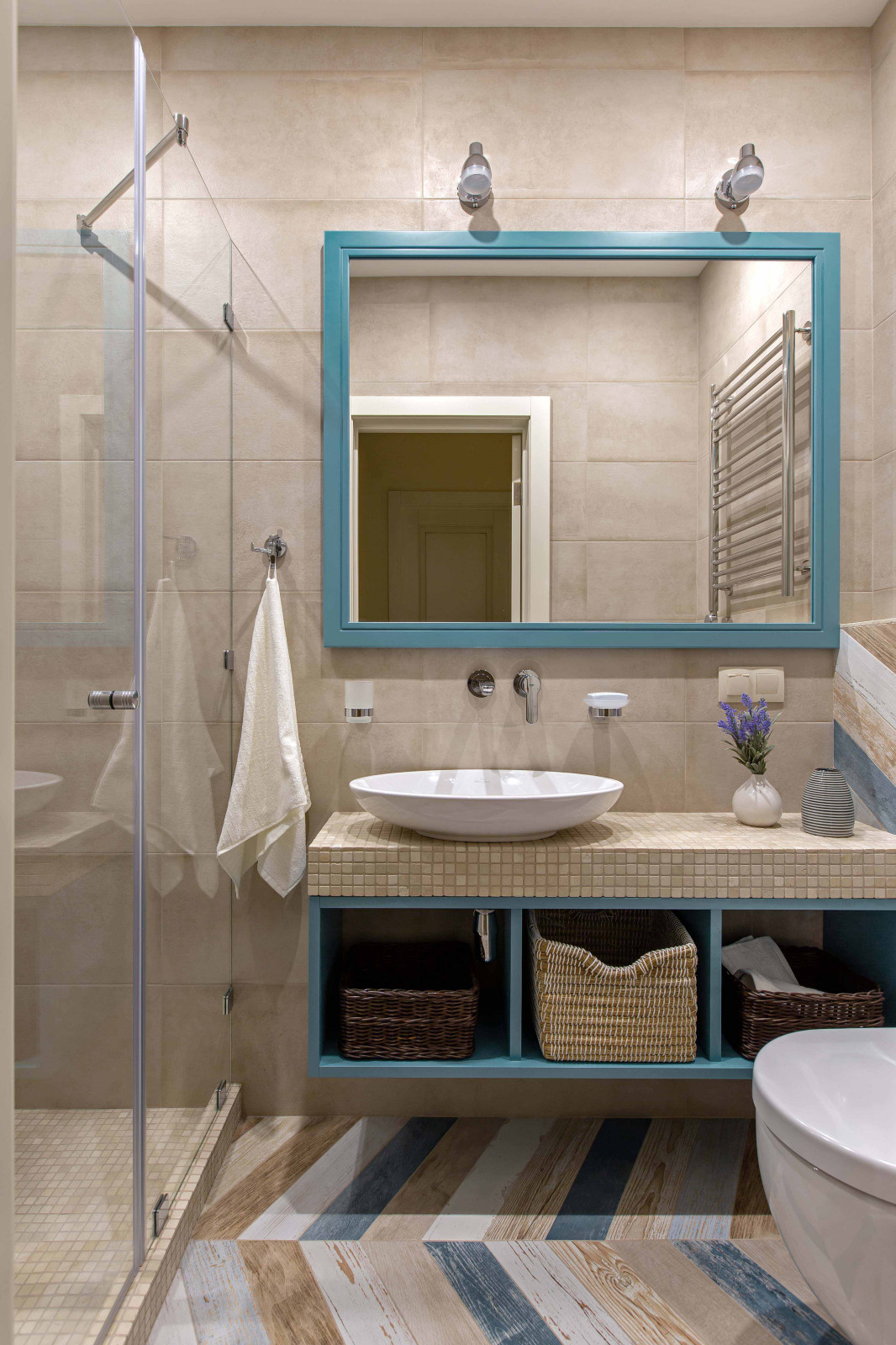 Лаванда и бирюза