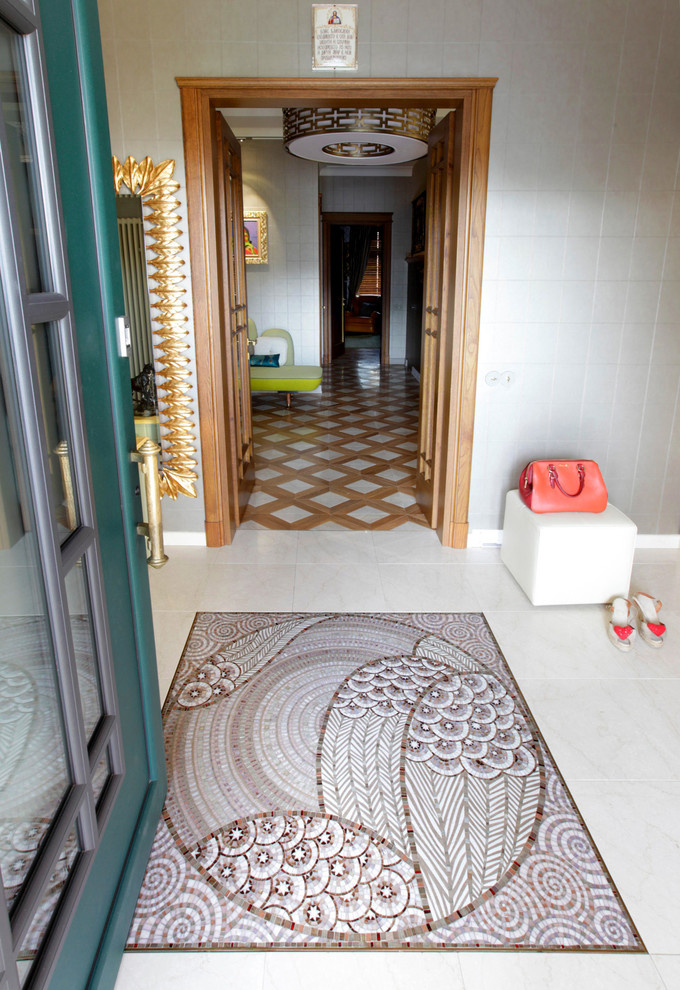 Напольное мозаичное панно в стиле артдеко