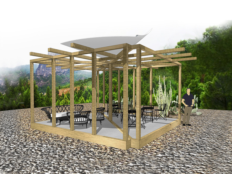 Обложка проекта: outdoor pergola design-concept