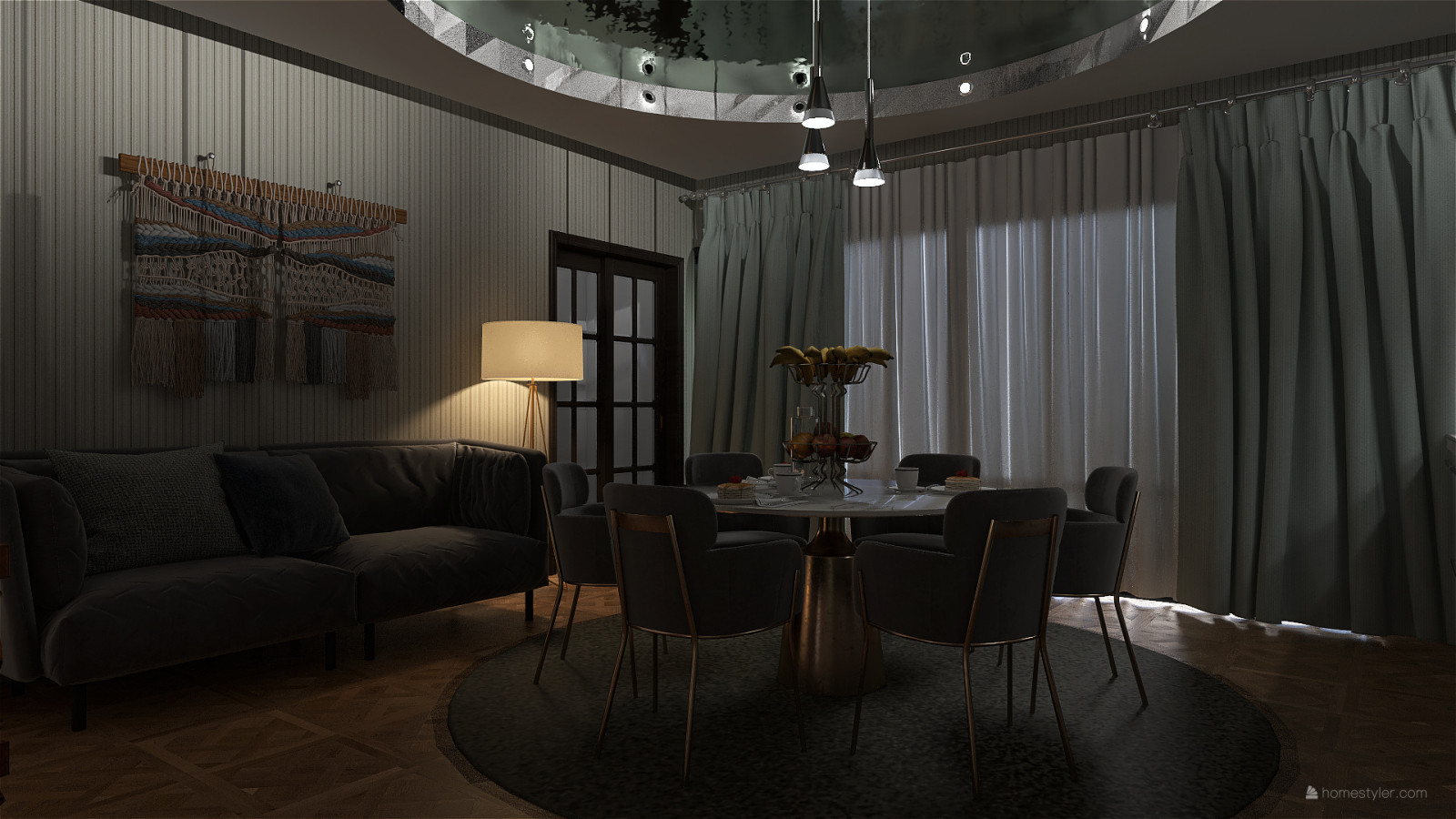 Коттедж 2-эт_ интерьер +экстерьер