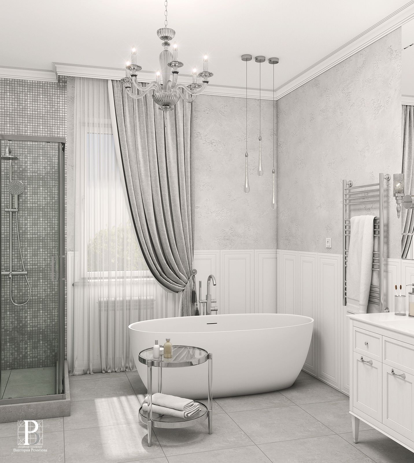 Ванная и Кухня для частного дома г. Пятигорск, ул. Инженерная