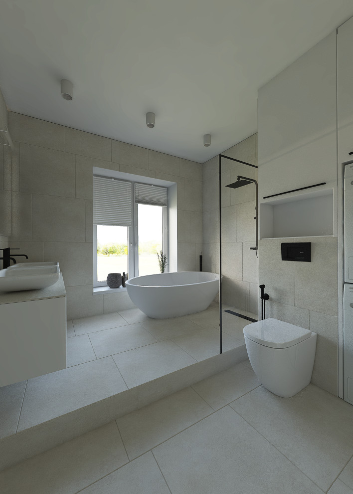 Обложка проекта: Дизайн-проект ванной комнаты / г. Казань, р. Татарстан