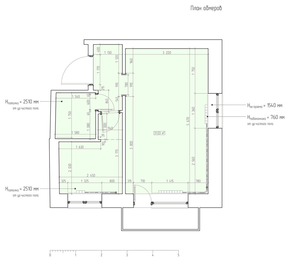 Однокомнатная квартира в Москве