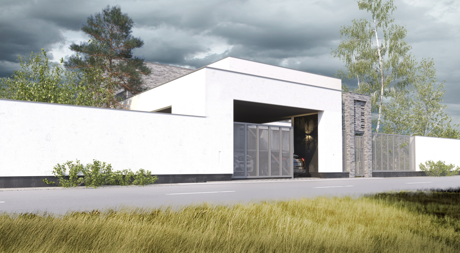 Обложка проекта: Дом с эксплуатируемой кровлей