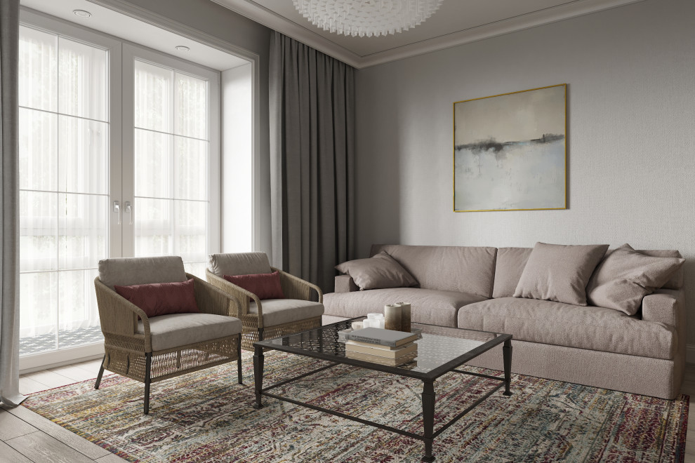 Обложка проекта: Нежная и деликатная квартира.