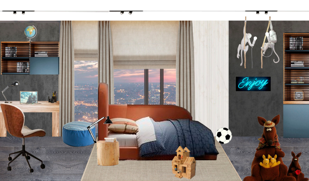 Коллаж детской комнаты