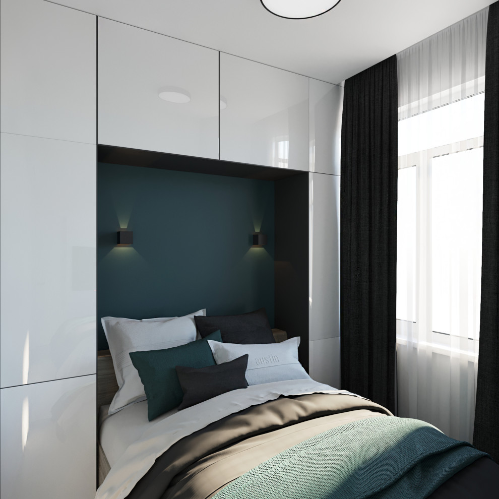 Дизайн проект квартиры 34 м2 в стиле "Минимализм"