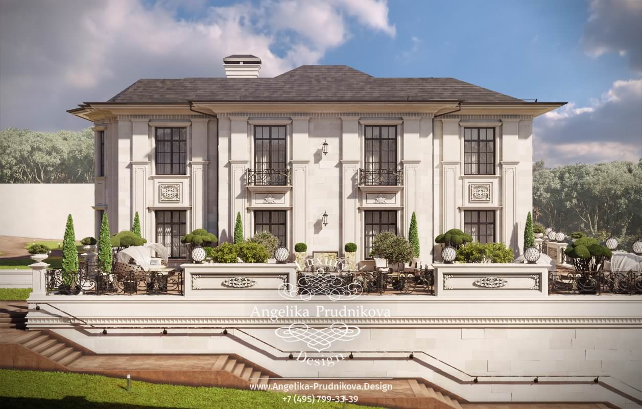 Дизайн-проект экстерьера в КП Agalarov Estate