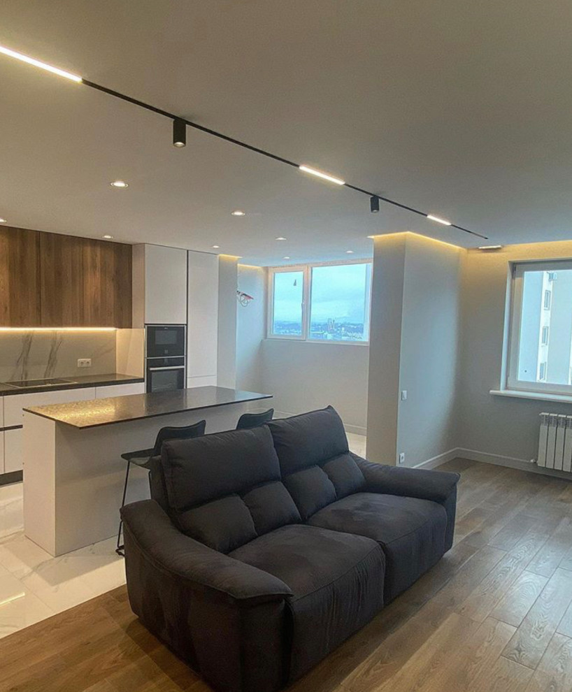 Ремонт 3х комнатной квартиры под ключ по дизайн-проекту