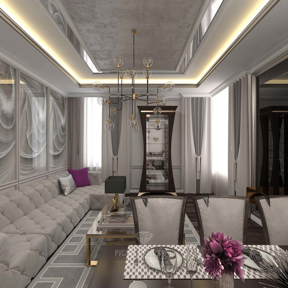 ДИЗАЙН ТРЕХКОМНАТНОЙ КВАРТИРЫ В ЖК «ДОСТОЯНИЕ»