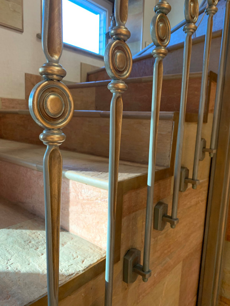 Обложка проекта: Ограждение лестничное, художественное литье