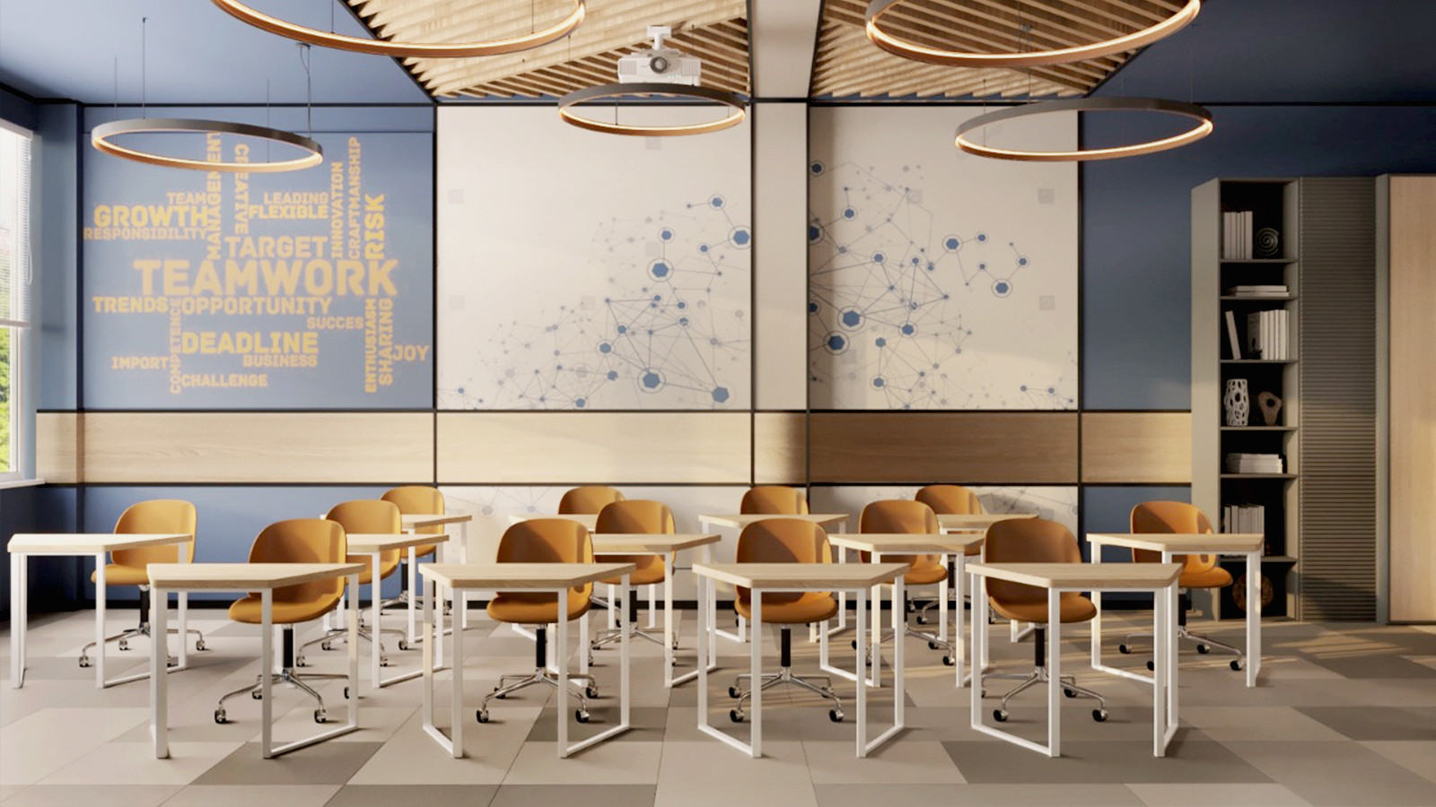 Обложка проекта: Дизайн переговорной аудитории для офиса