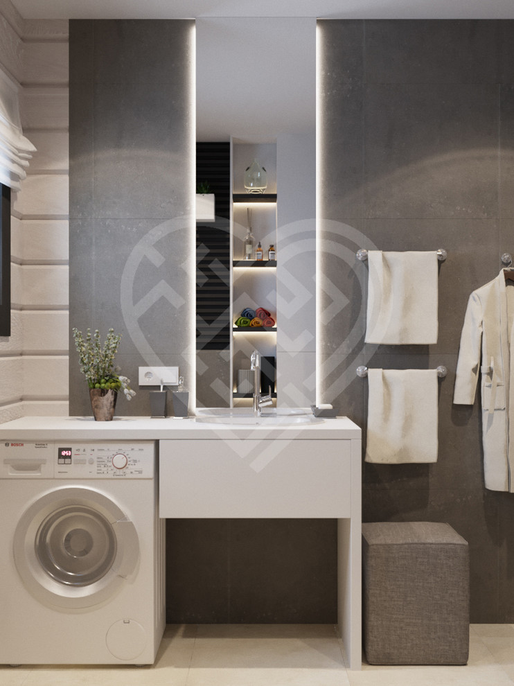 Дизайн интерьера дома из клеёного бруса в Подмосковье