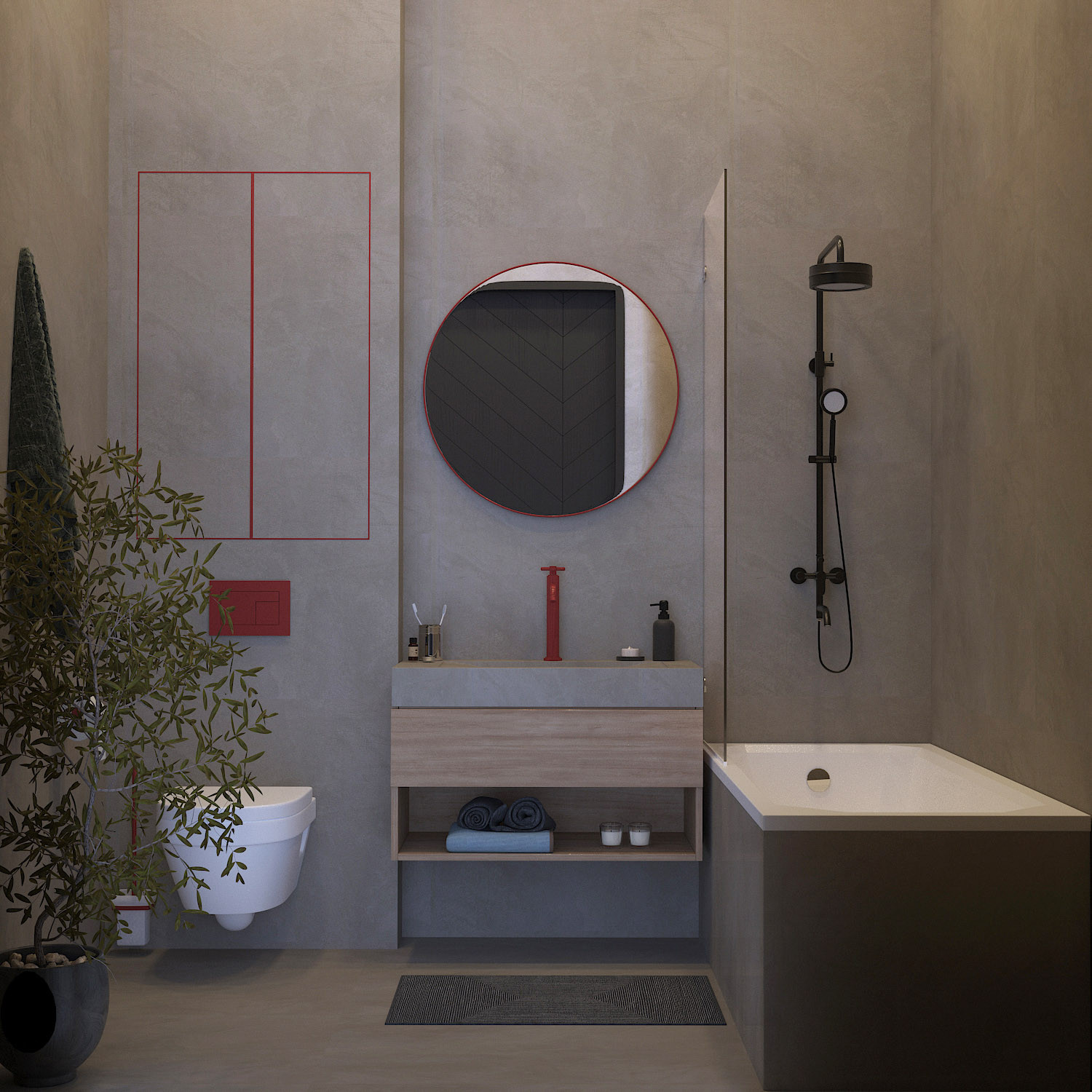 Квартира с азиатскими мотивами