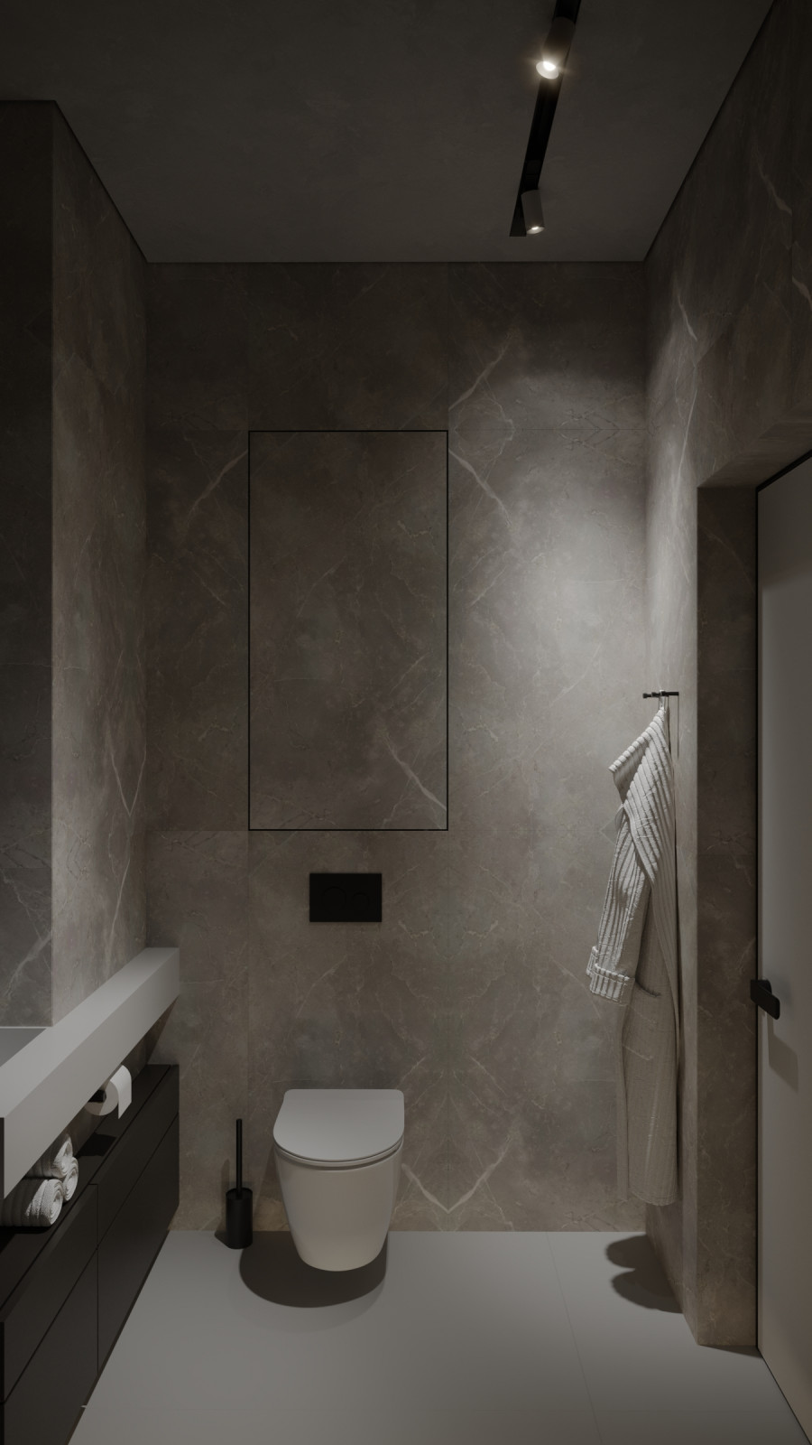 Дизайн проект квартиры в ЖК "Огни"