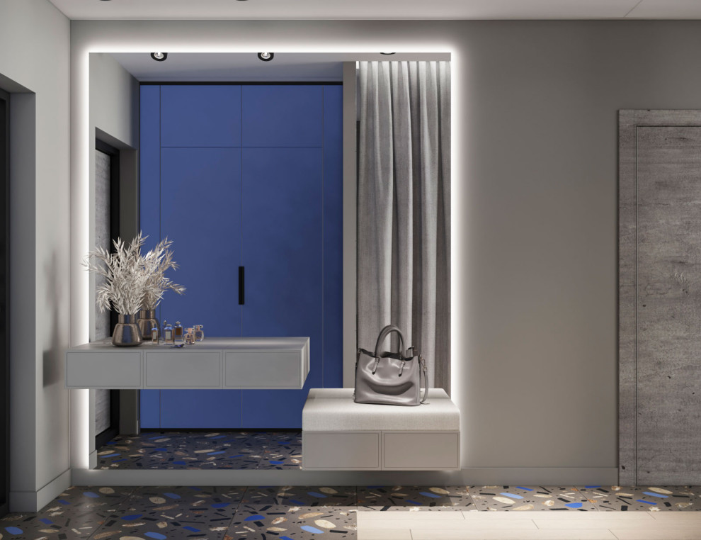 Студия для молодой семейной пары живущей в ритме и динамике