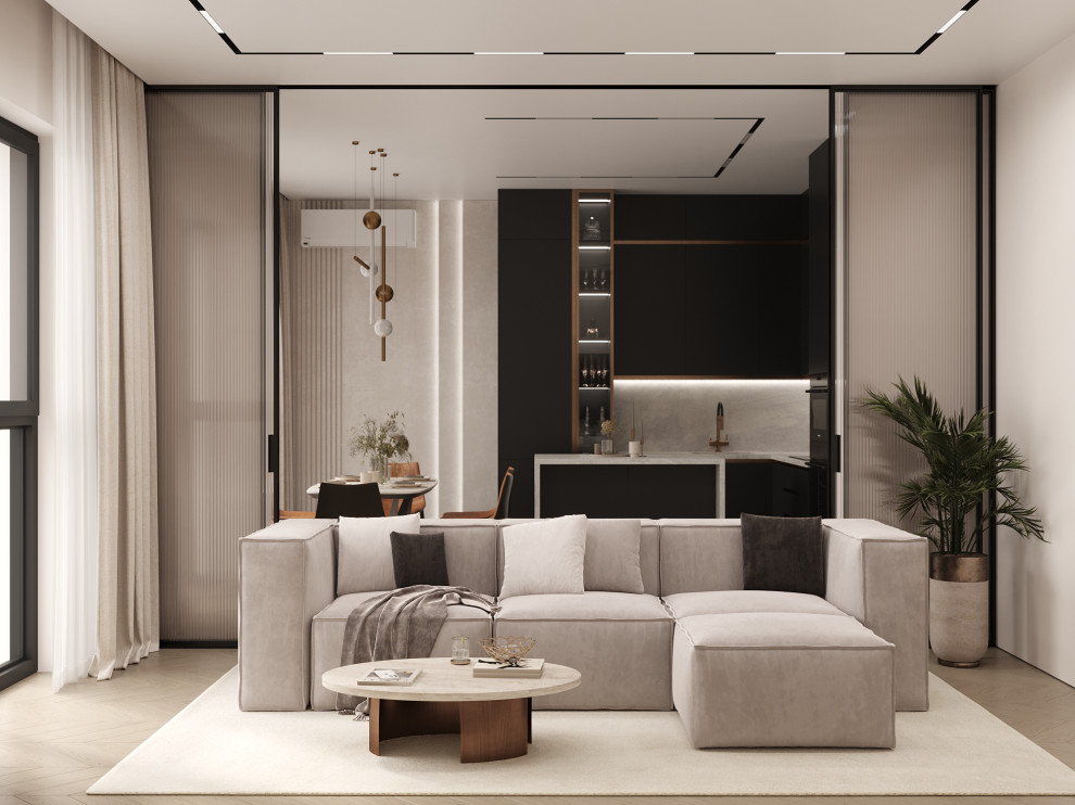 Трехкомнатная квартира ЖК "Резиденция Сколково"