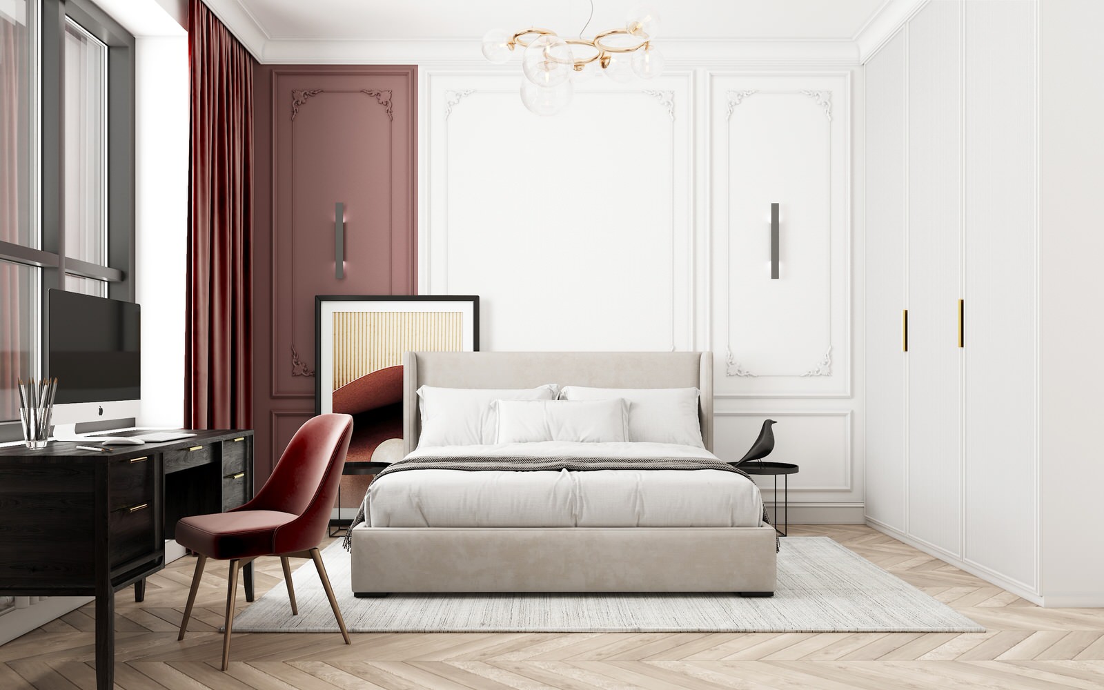 Дизайн интерьера: «Неоклассика в ЖК Суббота»