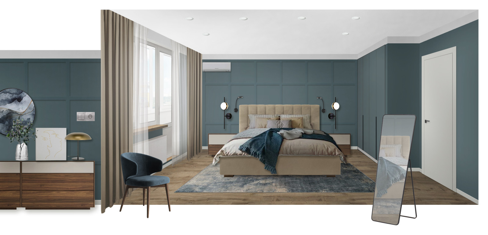 Обложка проекта: ЖК Прибрежный, Красногорск, 130 кв.м.