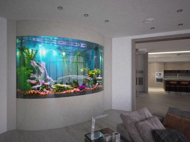Аквариум в интерьере