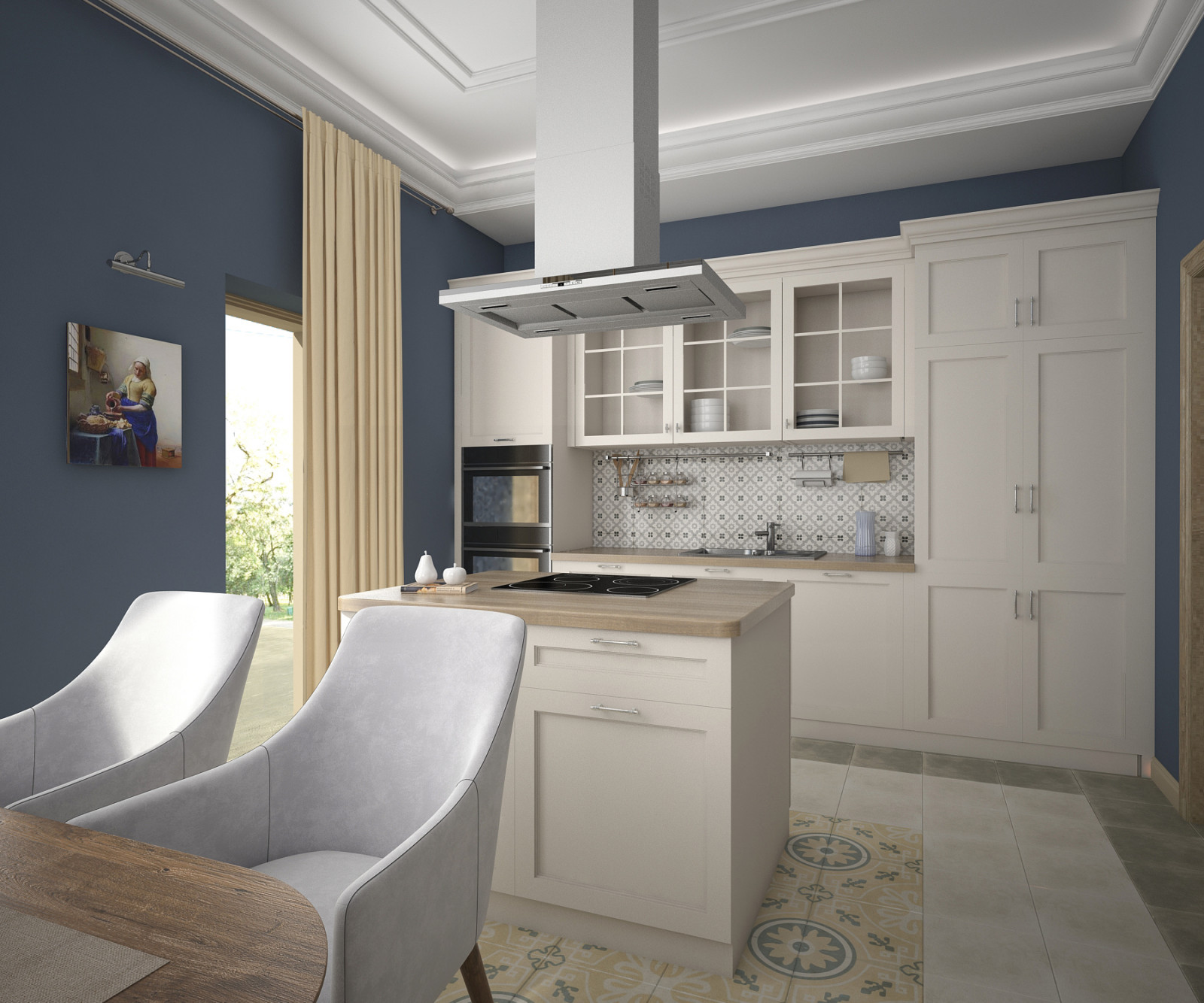 Дом с классическими элементами