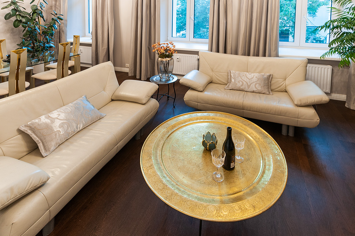 Квартира в Вильнюсе. Паркетная доска и итальянские двери