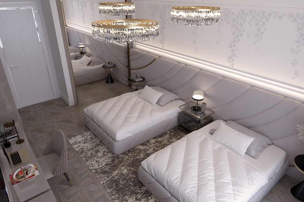 Дизайн интерьера "Детская девочек в ЖК "Grand Deluxe"