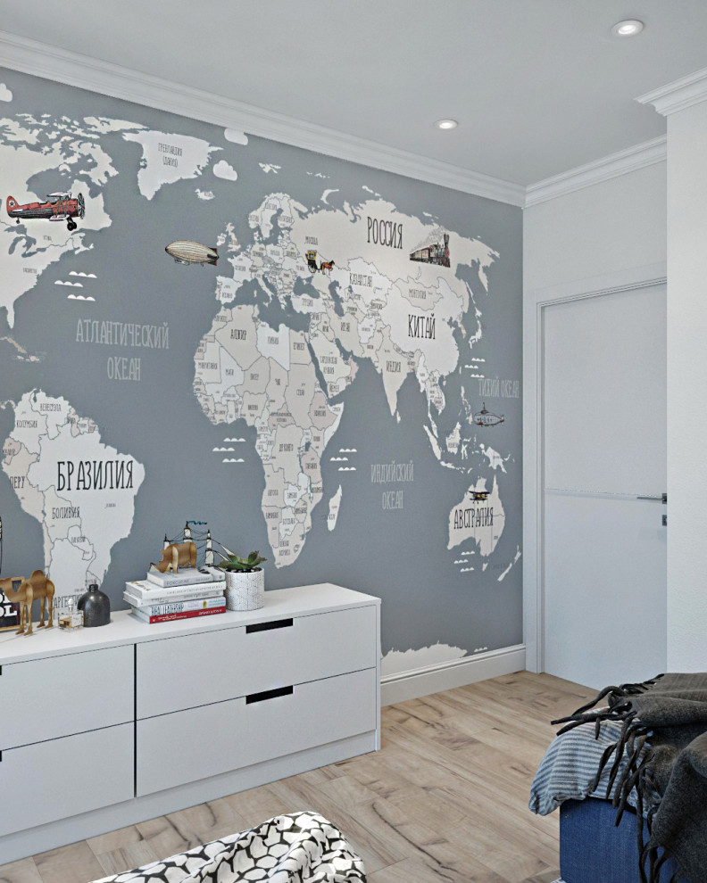 Дизайн проект 4-х комнатной квартиры в ЖК Планета